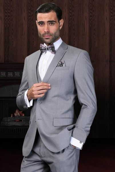 men's suits & blazers can be custom made mens light grey fashion formal dress men suit set wedding suits(jacket+pants+vest), White;black
men's suits & blazers can be custom made mens light grey fashion formal dress men suit set wedding suits(jacket+pants+vest), White;black