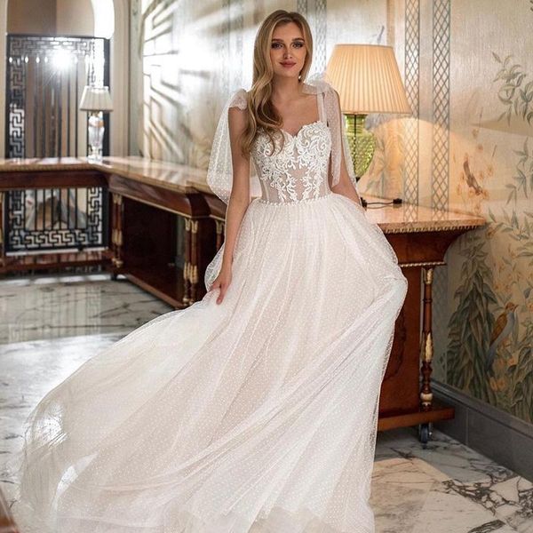 other wedding dresses vintage boho 2021 lace bride dress dots tulle straps plus size gowns beach vestido de noiva women mariag, White
other wedding dresses vintage boho 2021 lace bride dress dots tulle straps plus size gowns beach vestido de noiva women mariag, White