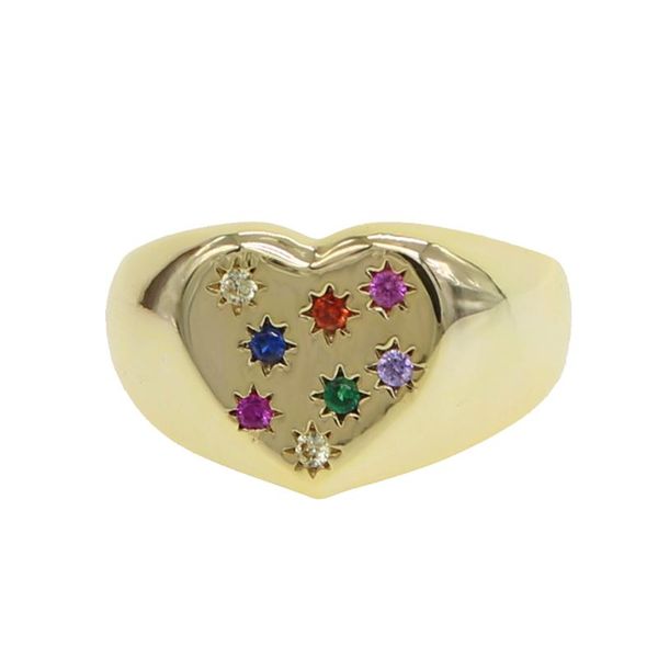 cluster rings heart shape star signet ring gold filled fashion european women rainbow cz inset engagement, Golden;silver
cluster rings heart shape star signet ring gold filled fashion european women rainbow cz inset engagement, Golden;silver