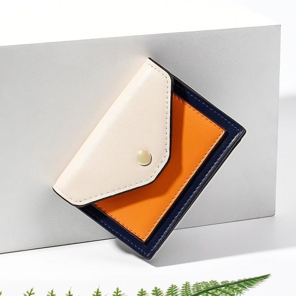 card holders women coin purse holder splice clutch pu leather multi-card case organizer minimalist wallet, Brown;gray
card holders women coin purse holder splice clutch pu leather multi-card case organizer minimalist wallet, Brown;gray