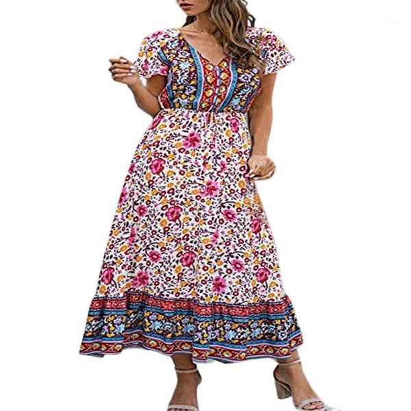 drop 2021 summer hippie vintage floral maxi dresses elegant beach sash v neck print long boho dress women vestidos women's swimwear, White;black
drop 2021 summer hippie vintage floral maxi dresses elegant beach sash v neck print long boho dress women vestidos women's swimwear, White;black