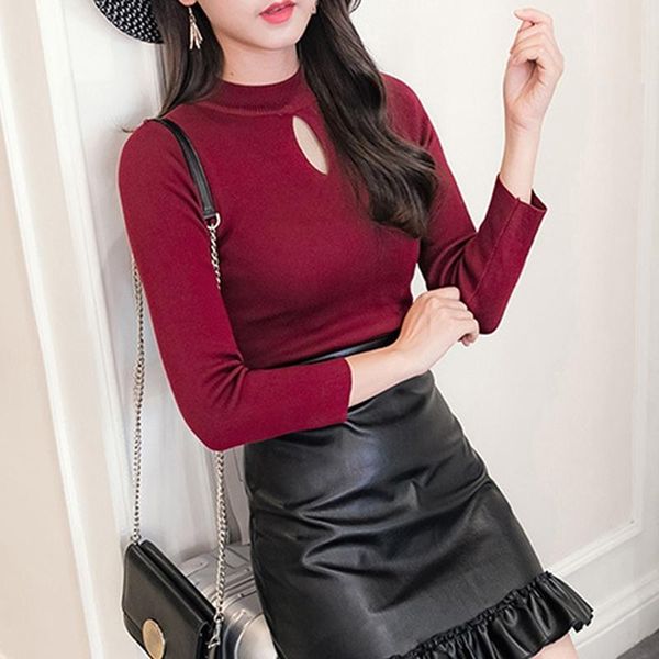 women's sweaters 2021 wholesale sweater women solid color hollow out turtleneck long sleeve pullover pull femme, White;black
women's sweaters 2021 wholesale sweater women solid color hollow out turtleneck long sleeve pullover pull femme, White;black