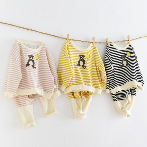 cute carton bear baby boy girl clothes sets kids striped sweatshirt pants set outfit for newborn infant kid clothing set, Blue
cute carton bear baby boy girl clothes sets kids striped sweatshirt pants set outfit for newborn infant kid clothing set, Blue