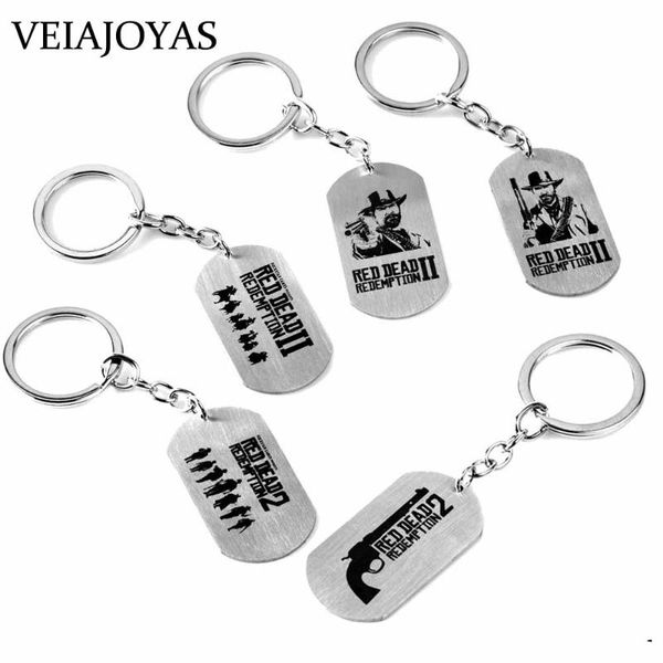 keychains stainless steel game red dead redemption 2 dog tag key ring charm pendant collar gift for men trendy jewelry accessory, Silver
keychains stainless steel game red dead redemption 2 dog tag key ring charm pendant collar gift for men trendy jewelry accessory, Silver