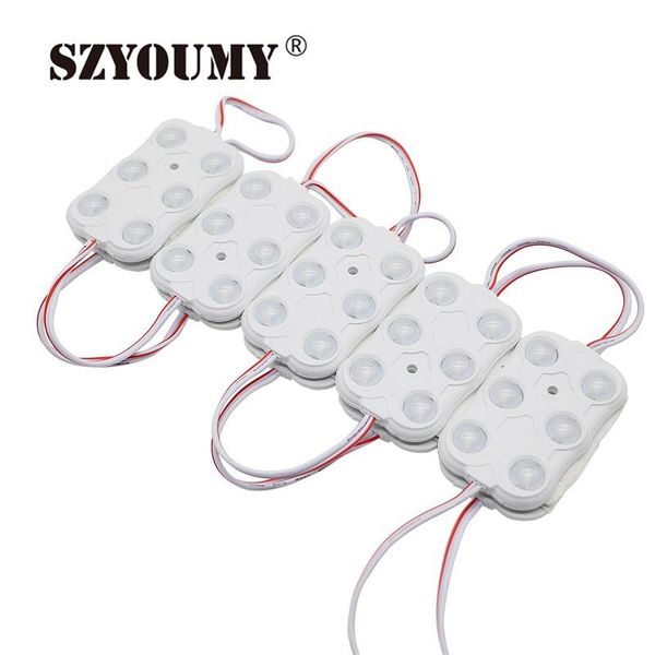 5730 injection led module dc12v 6 leds 3w waterproof outdoor light backlight with lens 160 degree for billboard modules
5730 injection led module dc12v 6 leds 3w waterproof outdoor light backlight with lens 160 degree for billboard modules