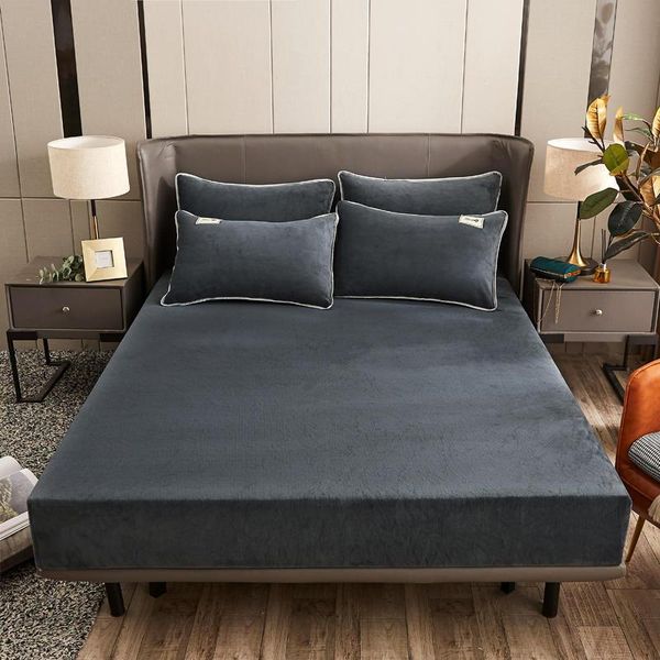 sheets & sets bonenjoy warm fitted sheet for winter single/queen/king size flannel bed with elastic dark gray mattress cover 180x200
sheets & sets bonenjoy warm fitted sheet for winter single/queen/king size flannel bed with elastic dark gray mattress cover 180x200