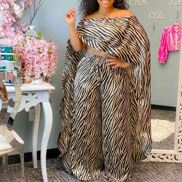 women's two piece pants women summer outfits striped printed maxi long cloak sleeve loose wide leg casual fashion 2 suit, White
women's two piece pants women summer outfits striped printed maxi long cloak sleeve loose wide leg casual fashion 2 suit, White