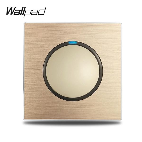 smart home control wallpad gold l6 1 gang light switch way 2 brushed satin aluminum plate push return button with blue led indicator
smart home control wallpad gold l6 1 gang light switch way 2 brushed satin aluminum plate push return button with blue led indicator