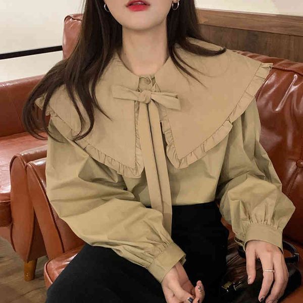 nomikuma vintage ruffle peter pan collar blouse shirt causal korean bow tie long sleeve 2021 spring new causal blusas 6d896, White
nomikuma vintage ruffle peter pan collar blouse shirt causal korean bow tie long sleeve 2021 spring new causal blusas 6d896, White