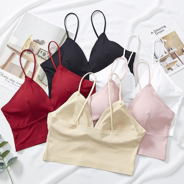 camisoles & tanks women's ice silk bra seamless beauty back underwear silkless tube nine points, Black;white
camisoles & tanks women's ice silk bra seamless beauty back underwear silkless tube nine points, Black;white
