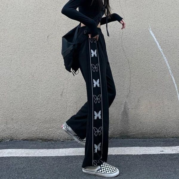 women's pants & capris harajuku butterfly personality hip-hop streetwear loose wide leg high waist print y2k vintage dark cool women, Black;white
women's pants & capris harajuku butterfly personality hip-hop streetwear loose wide leg high waist print y2k vintage dark cool women, Black;white