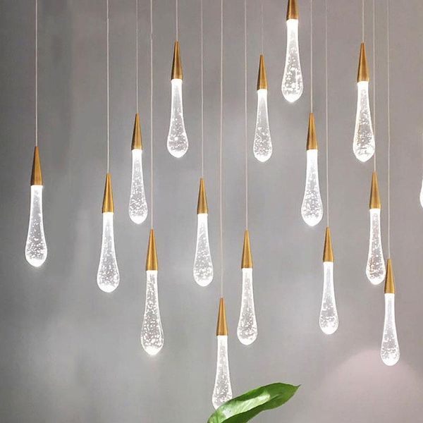 pendant lamps modern led staircase long bubble crystal chandelier strip drop light stair lamp restaurant bar lighting water
pendant lamps modern led staircase long bubble crystal chandelier strip drop light stair lamp restaurant bar lighting water
