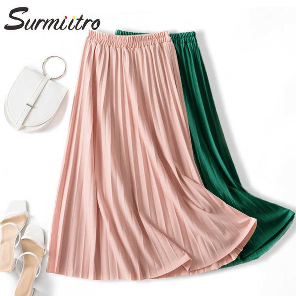 surmiitro long pleated skirt women spring autumn fashion pink black korean elegant sun school high waist female skirt 210712
surmiitro long pleated skirt women spring autumn fashion pink black korean elegant sun school high waist female skirt 210712