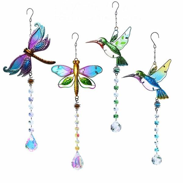 garden decorations 4 styles dragonfly bird crystal pendant colorful beads hanging drop decor for outdoor indoor window decoration
garden decorations 4 styles dragonfly bird crystal pendant colorful beads hanging drop decor for outdoor indoor window decoration