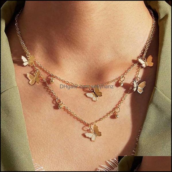 pendant necklaces & pendants jewelry s1663 fashion mti-layer necklace butterfly drop delivery 2021 jy1hc, Silver
pendant necklaces & pendants jewelry s1663 fashion mti-layer necklace butterfly drop delivery 2021 jy1hc, Silver