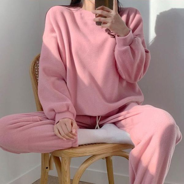 women's two piece pants pinkou women fashion soft pink blue sweatshirt long sleeve pullover streetwear spring autumn casual set suits t, White
women's two piece pants pinkou women fashion soft pink blue sweatshirt long sleeve pullover streetwear spring autumn casual set suits t, White