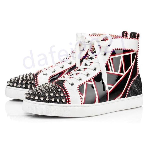 mens casual shoes women outdoor red bottoms shoe studded spikes loafers sneakers suede leather flats ttrainers jogging des chaussures a37, Black
mens casual shoes women outdoor red bottoms shoe studded spikes loafers sneakers suede leather flats ttrainers jogging des chaussures a37, Black