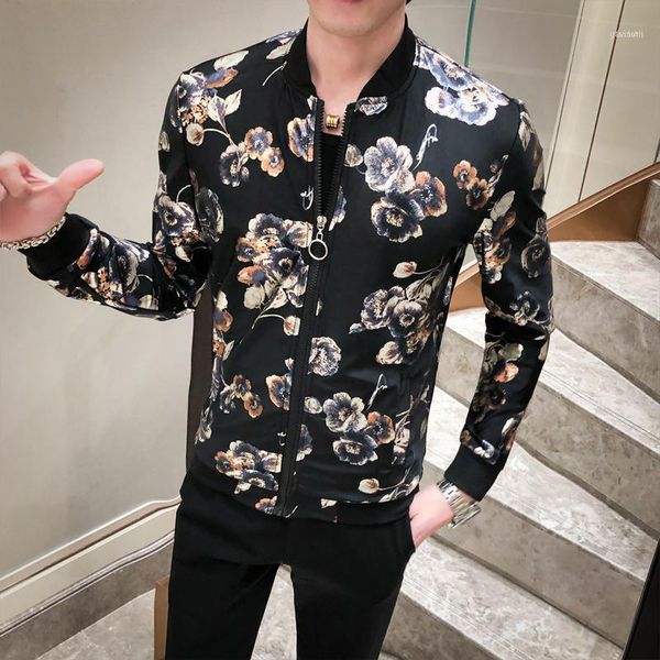 men's jackets 5xl-m floral jacket men summer 2021 slim fit mens casual bomber long sleeve streetwear sun protection clothing sale1, Black;brown
men's jackets 5xl-m floral jacket men summer 2021 slim fit mens casual bomber long sleeve streetwear sun protection clothing sale1, Black;brown