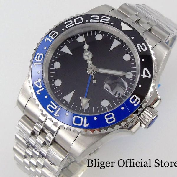 wristwatches bliger 40mm gmt men watch selfwinding wristwatch date magnifier jubilee bracelet solid back sapphire crystal, Slivery;brown
wristwatches bliger 40mm gmt men watch selfwinding wristwatch date magnifier jubilee bracelet solid back sapphire crystal, Slivery;brown