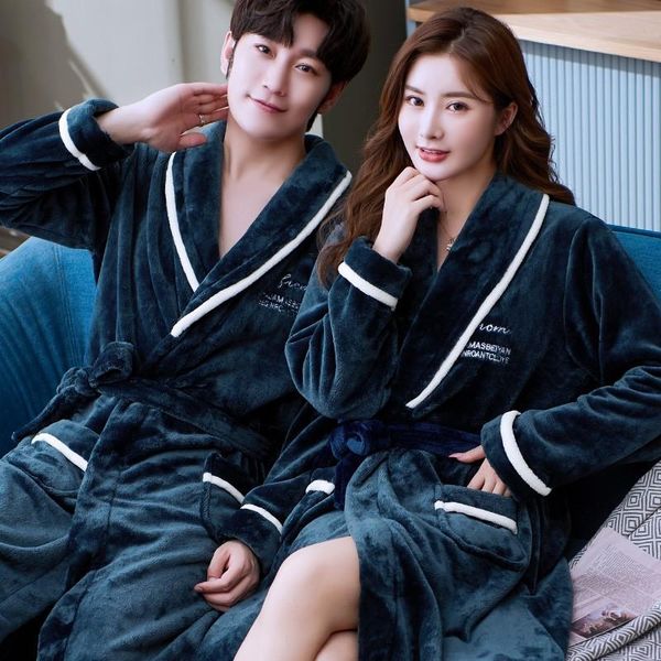 couples winter flannel kimono bathrobe gown sleepwear thick coral fleece nightgown nightwear casual soft women home clothes 3xl women's, Black;red
couples winter flannel kimono bathrobe gown sleepwear thick coral fleece nightgown nightwear casual soft women home clothes 3xl women's, Black;red