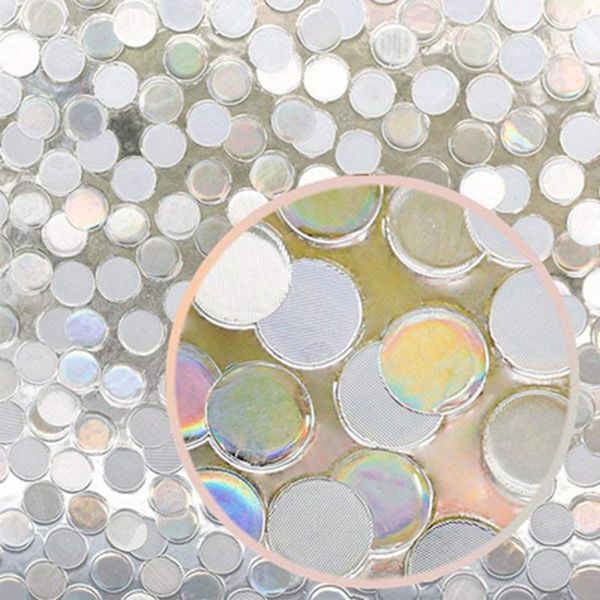 window stickers pvc polka dot sequin electrostatic glass glue-film removable grilles