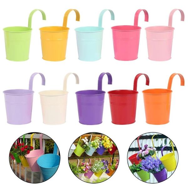planters & pots metal flower hanging pot hook wall candy color iron bucket basket for garden balcony plants holder home decoration
planters & pots metal flower hanging pot hook wall candy color iron bucket basket for garden balcony plants holder home decoration