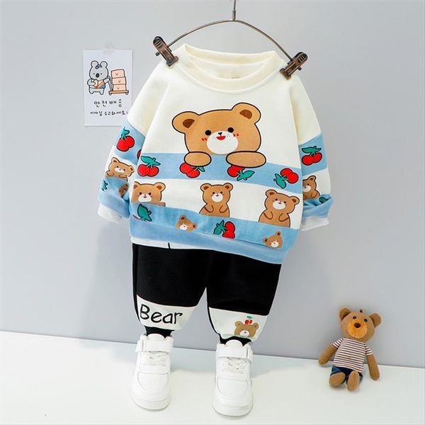 baby girls boys clothing sets spring autumn children cartoon bear t shirt pants toddler infant kids clothes, White
baby girls boys clothing sets spring autumn children cartoon bear t shirt pants toddler infant kids clothes, White