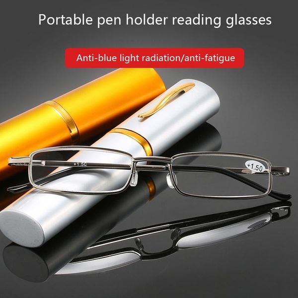 sunglasses reading glasses with pen tube case portable presbyopic metal spring hinge eyeglasses vision care +1.00~+4.00, White;black
sunglasses reading glasses with pen tube case portable presbyopic metal spring hinge eyeglasses vision care +1.00~+4.00, White;black