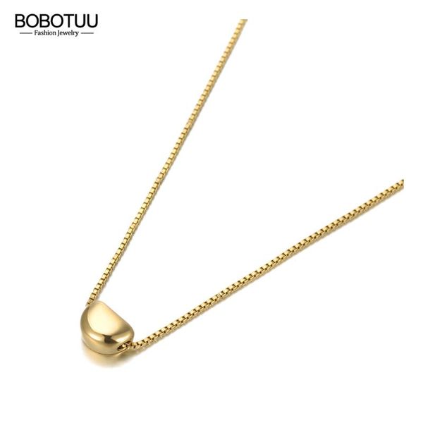 chains bobotuu trendy 316l stainless steel lovely beans charm necklace jewelry 3d pendant box chain choker for women bn20143, Silver
chains bobotuu trendy 316l stainless steel lovely beans charm necklace jewelry 3d pendant box chain choker for women bn20143, Silver