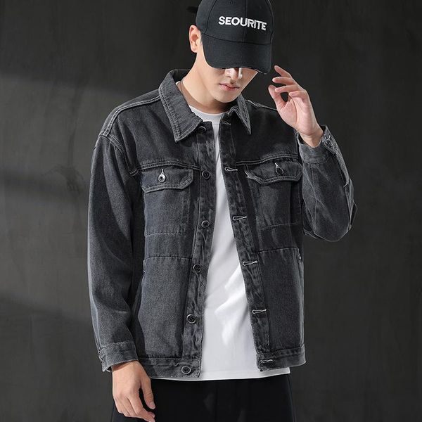 casual men denim cargo jacket overcoat male streetwear womens hip hop loose jeans coat cowboy men's jackets, Black;brown
casual men denim cargo jacket overcoat male streetwear womens hip hop loose jeans coat cowboy men's jackets, Black;brown
