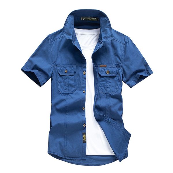 men's casual shirts summer 100% rescued cotton occasional short sleeve military load mens army solid shirt masculine plus size 4xl, White;black
men's casual shirts summer 100% rescued cotton occasional short sleeve military load mens army solid shirt masculine plus size 4xl, White;black