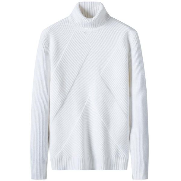 men's sweaters 2021 men sweater winter high neck white casual fashion brand pullover autumn warm thick knitted, White;black
men's sweaters 2021 men sweater winter high neck white casual fashion brand pullover autumn warm thick knitted, White;black