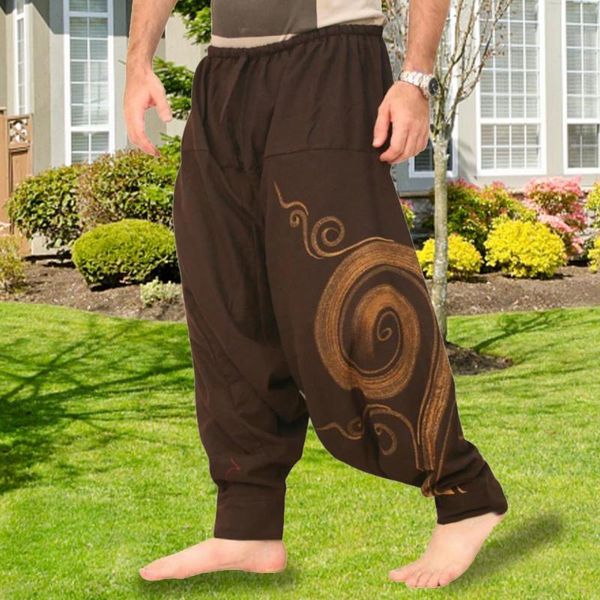 men's pants men stylish drawstring drop crotch ankle tied baggy trousers long harem, Black
men's pants men stylish drawstring drop crotch ankle tied baggy trousers long harem, Black