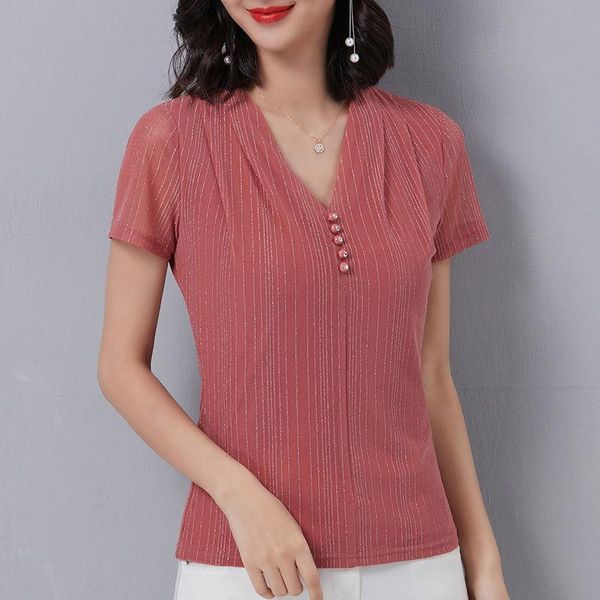 women spring summer style lace blouses shirts lady casual short sleeve v-neck high elastic leopard blusas dd8908 women's &, White
women spring summer style lace blouses shirts lady casual short sleeve v-neck high elastic leopard blusas dd8908 women's &, White