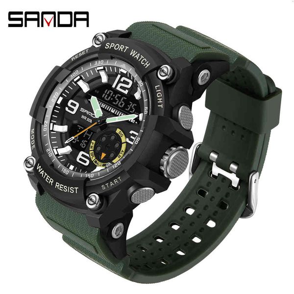 watches sanda men's military watch 50m waterproof led quartz clock male relogios masculino digital sports men, Slivery;brown
watches sanda men's military watch 50m waterproof led quartz clock male relogios masculino digital sports men, Slivery;brown