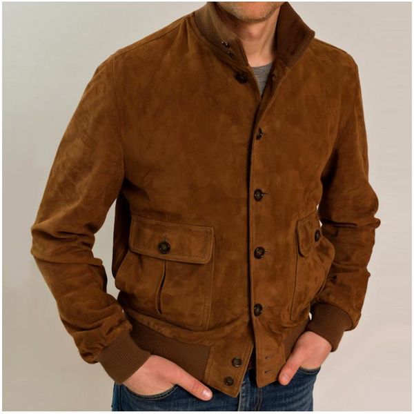 men's jackets jacket autumn classic stand collar motorcycle fashion mens clothing casual solid colour slim coat vintage outwear, Black;brown
men's jackets jacket autumn classic stand collar motorcycle fashion mens clothing casual solid colour slim coat vintage outwear, Black;brown