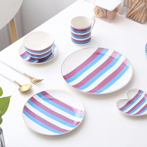 dishes & plates european-style gold-plated ceramic tableware western dish steak plate cup home dessert rice bowl
dishes & plates european-style gold-plated ceramic tableware western dish steak plate cup home dessert rice bowl