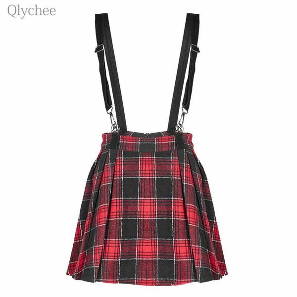 skirts qlychee plaid suspender female pleated mini summer casual fashion women short, Black
skirts qlychee plaid suspender female pleated mini summer casual fashion women short, Black