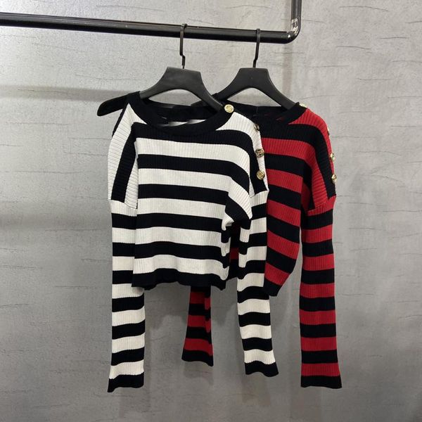 women's sweaters 2021 autumn women striped off shoulder jumpers female casual pullover sweater 2 color gdnz 9.26, White;black
women's sweaters 2021 autumn women striped off shoulder jumpers female casual pullover sweater 2 color gdnz 9.26, White;black