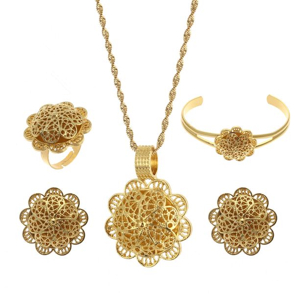 ethiopian jewelry sets necklace earrings bracelet habesha eritrea wedding african flower bridal jewelry, Slivery;golden
ethiopian jewelry sets necklace earrings bracelet habesha eritrea wedding african flower bridal jewelry, Slivery;golden
