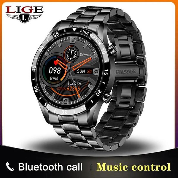wristwatches 2021 lige mens watches steel band fitness pedometer blood pressure heart rate detection smart man watch, Slivery;brown
wristwatches 2021 lige mens watches steel band fitness pedometer blood pressure heart rate detection smart man watch, Slivery;brown