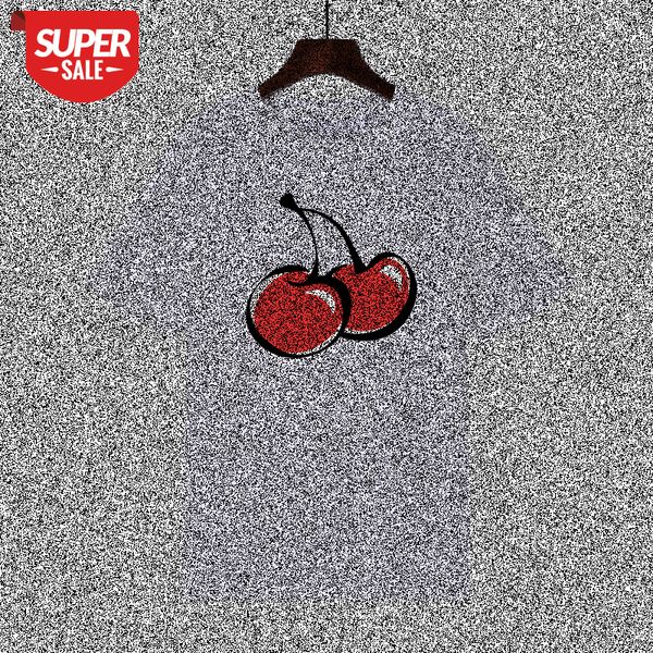 brand kirsh street fashion cherry short sleeve t-shirt for men and women #0l6k, White;black