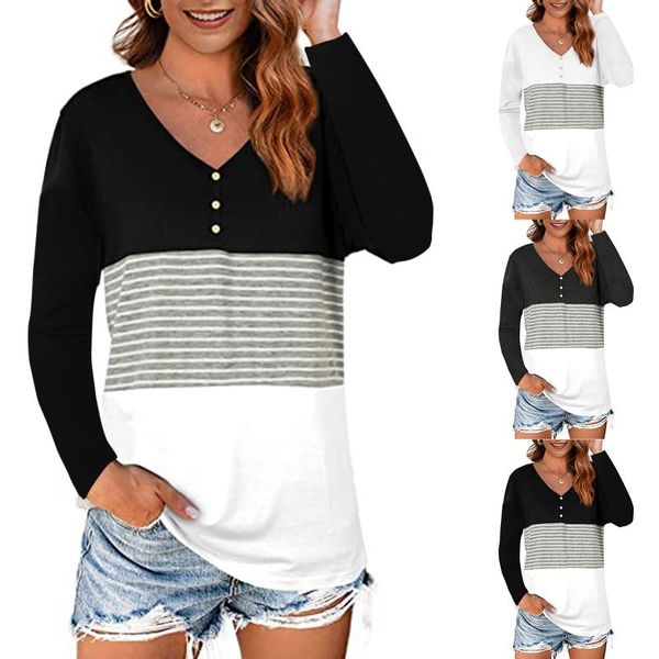 women's blouses & shirts vintage buttons blouse womens autumn casual patchwork striped print long sleeve shirt v-neck oversize blu, White
women's blouses & shirts vintage buttons blouse womens autumn casual patchwork striped print long sleeve shirt v-neck oversize blu, White