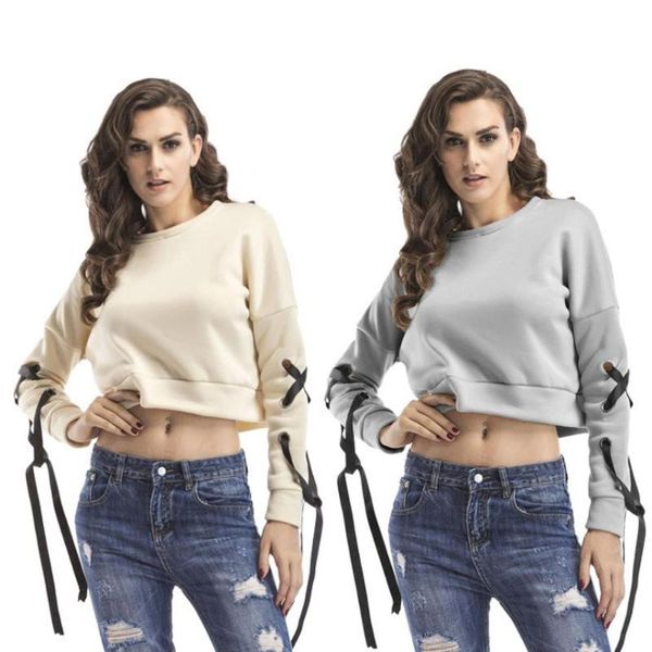 women's hoodies & sweatshirts plus velvet lace up short long-sleeved size s m xl, Black
women's hoodies & sweatshirts plus velvet lace up short long-sleeved size s m xl, Black
