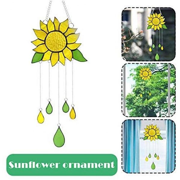 decorative objects & figurines wind chime sunflower pattern window ornaments metal bedroom hanging pendant for porch
decorative objects & figurines wind chime sunflower pattern window ornaments metal bedroom hanging pendant for porch