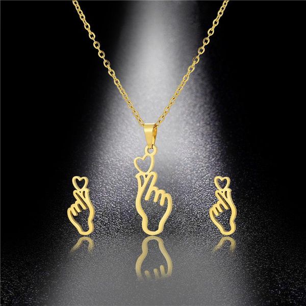 small stainless steel hollow gesture love heart pendant chain necklace jewelry wedding you women mother necklaces, Silver
small stainless steel hollow gesture love heart pendant chain necklace jewelry wedding you women mother necklaces, Silver