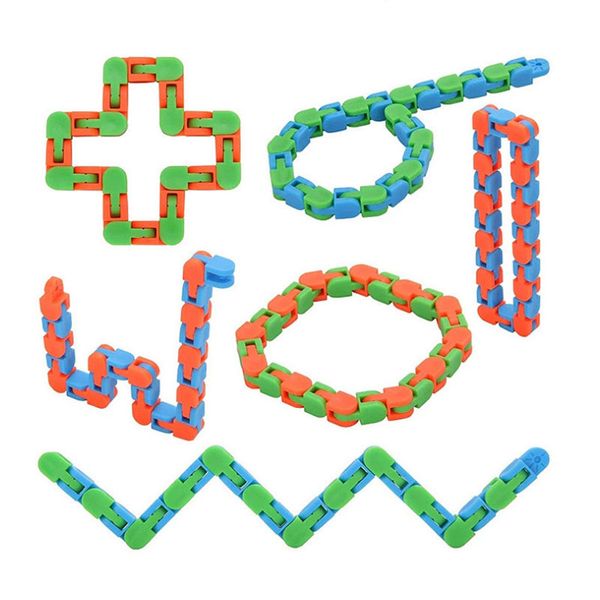 wacky tracks snap and click fidget toy 1 piece 24 links bicycle chain track decompression finger sensory toys snake puzzles stress relief
wacky tracks snap and click fidget toy 1 piece 24 links bicycle chain track decompression finger sensory toys snake puzzles stress relief