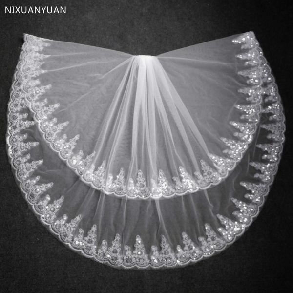 bridal veils 2021 fashion two layer veil white ivory tulle wedding with comb lace edge accessories in stock, Black
bridal veils 2021 fashion two layer veil white ivory tulle wedding with comb lace edge accessories in stock, Black