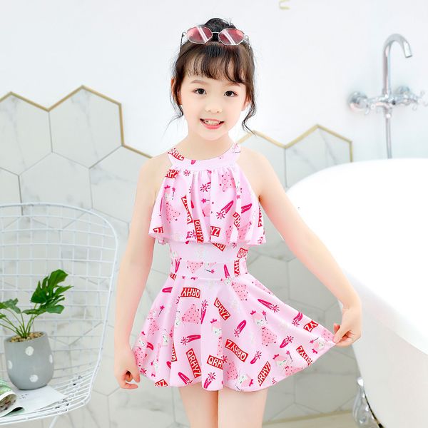 one piece princess skirt girl's cute little middle big children's swimsuit, White;black
one piece princess skirt girl's cute little middle big children's swimsuit, White;black
