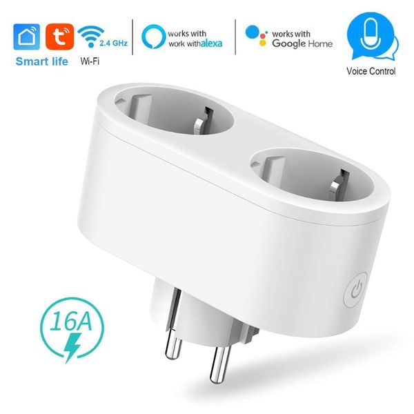 smart home control plug dual wifi plugs 2 in 1 extenders socket works with alexa google life app no hub required schedules timing
smart home control plug dual wifi plugs 2 in 1 extenders socket works with alexa google life app no hub required schedules timing